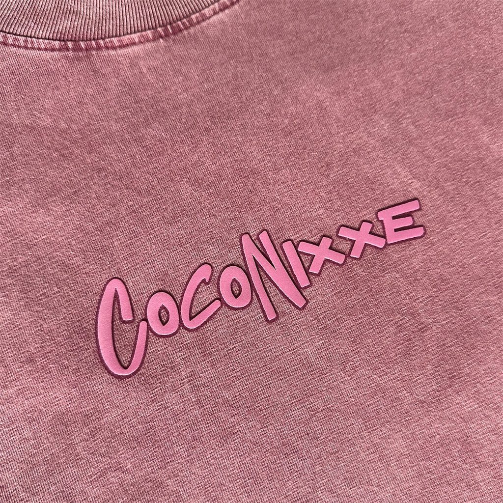 CAMISETA OVERSIZE VINO WASHED CN