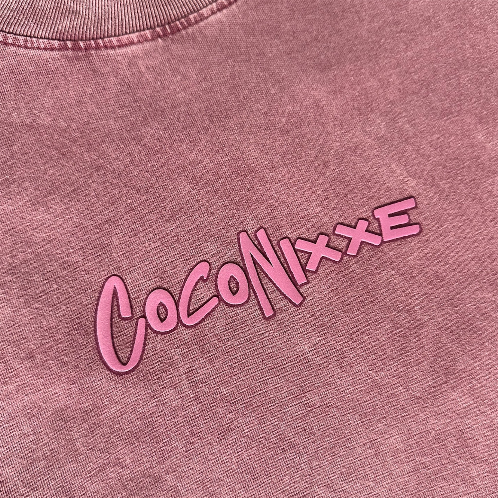 CAMISETA OVERSIZE VINO WASHED CN